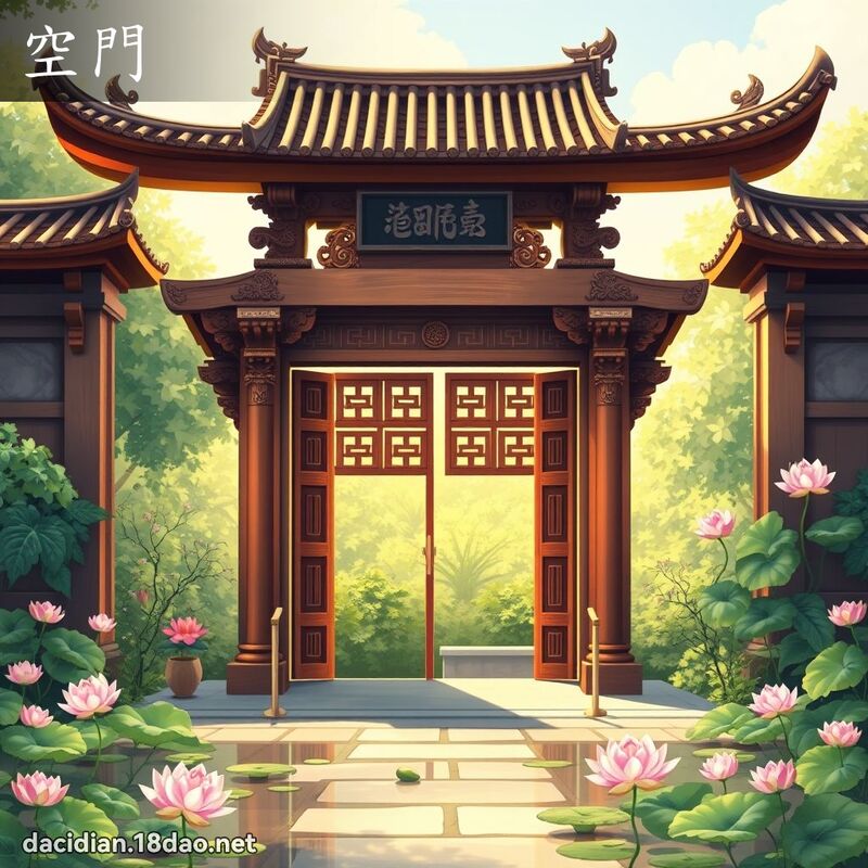 空門 - 國語大辭典配圖