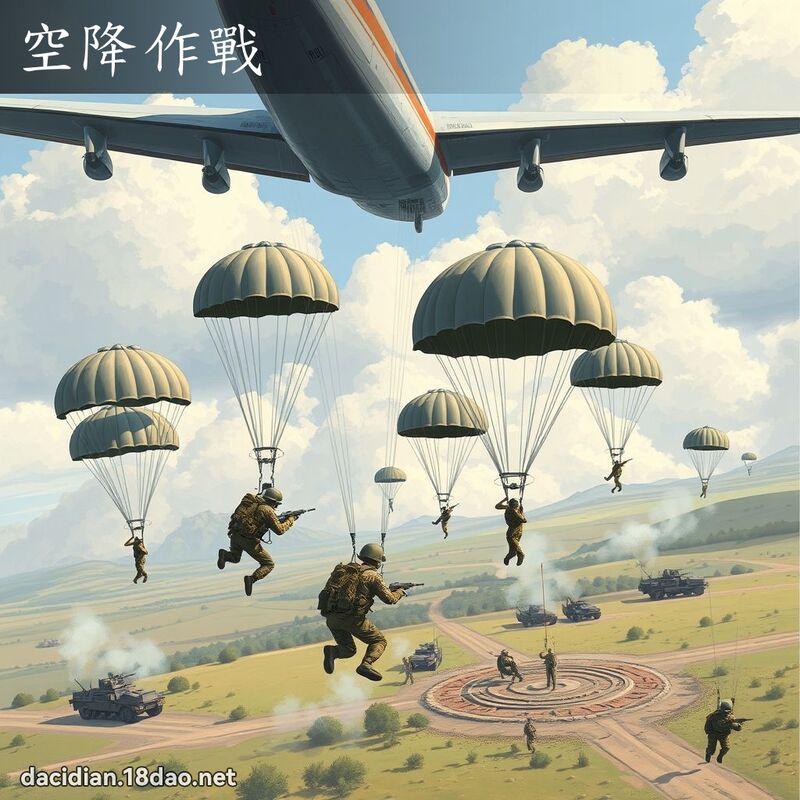 空降作战 - 国语大辞典配图