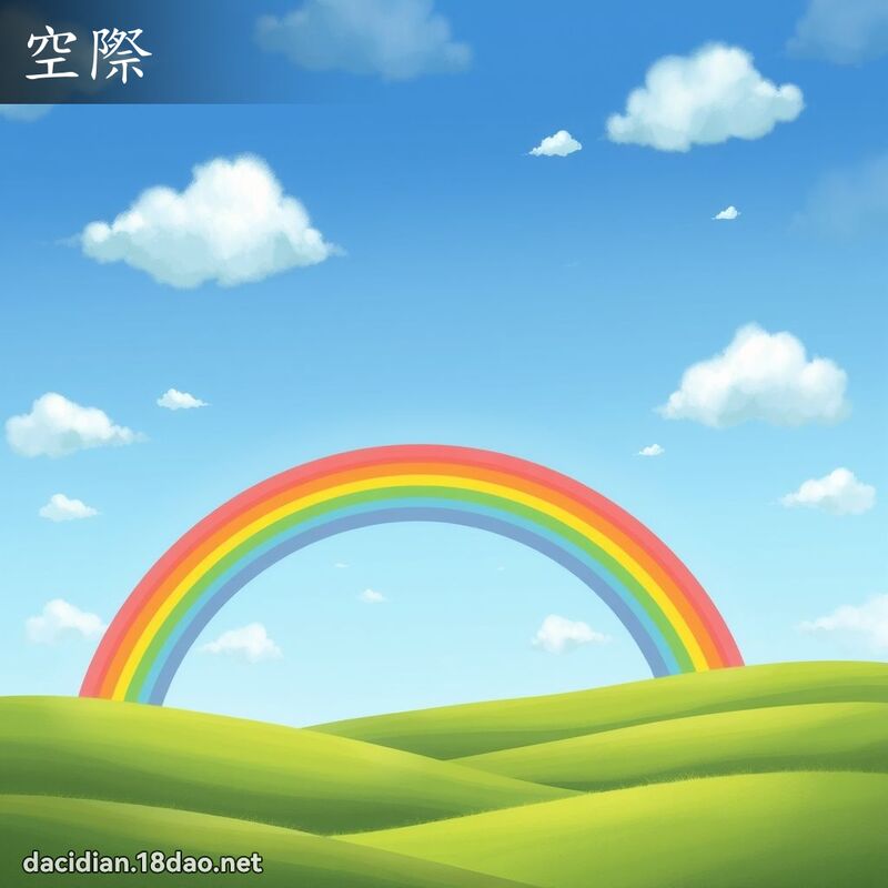 空際 - 國語大辭典配圖