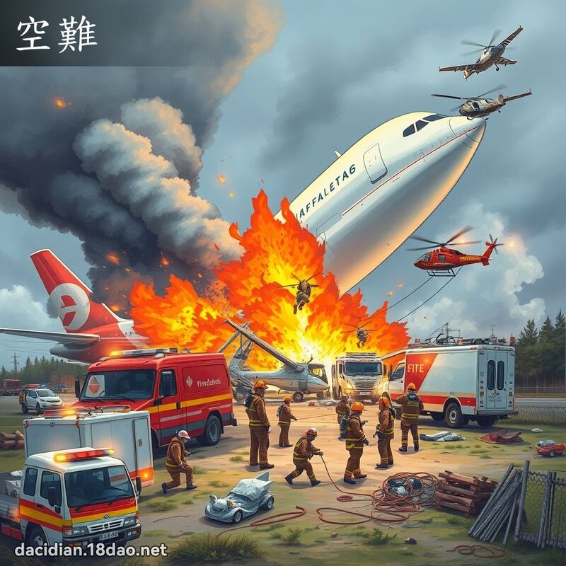 空难 - 国语大辞典配图