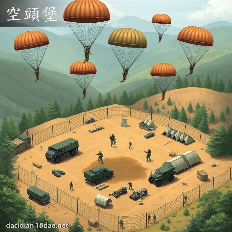 空头堡 - 国语大辞典配图