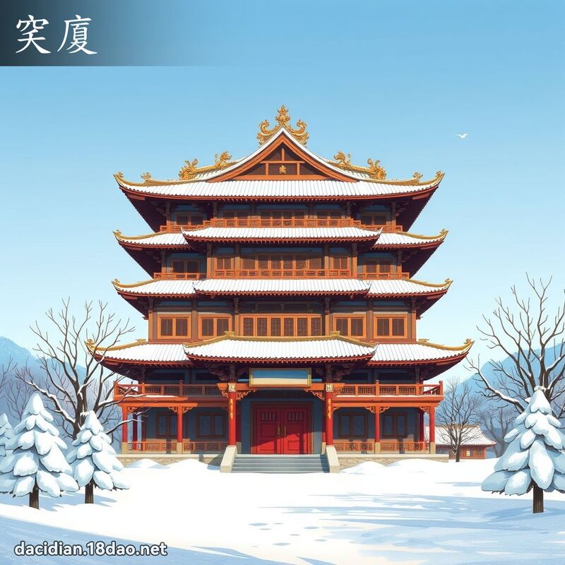 穾厦 - 国语大辞典配图