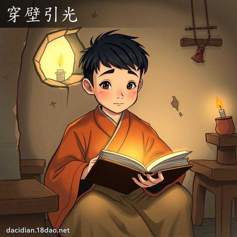 穿壁引光 - 國語大辭典配圖