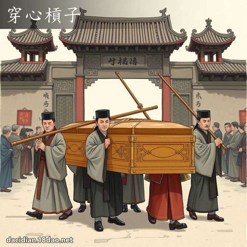 穿心槓子 - 國語大辭典配圖