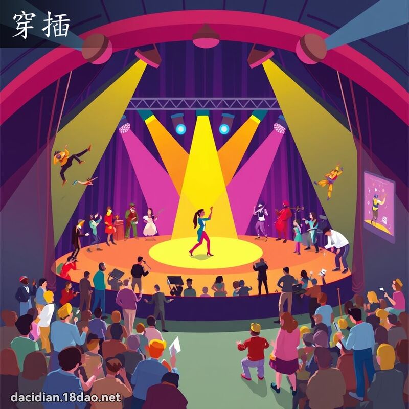 穿插 - 國語大辭典配圖