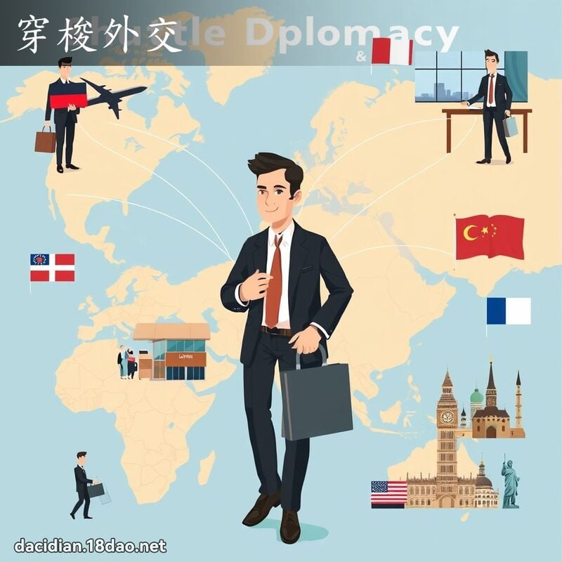 穿梭外交 - 國語大辭典配圖