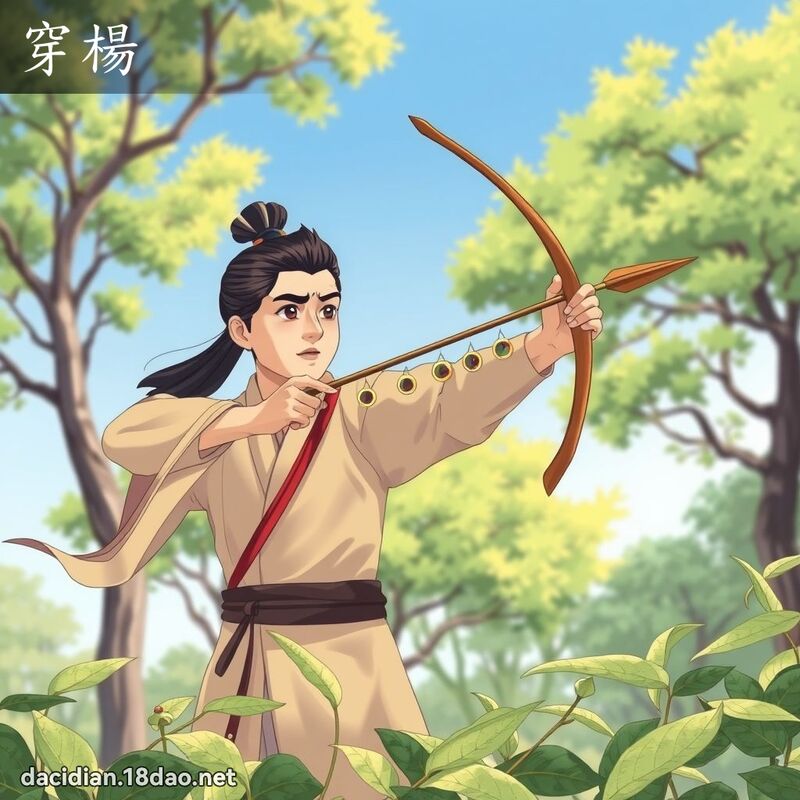 穿杨 - 国语大辞典配图