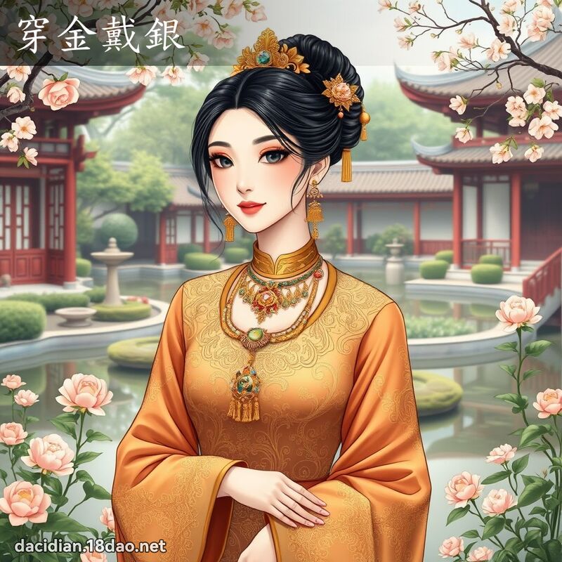 穿金戴銀 - 國語大辭典配圖