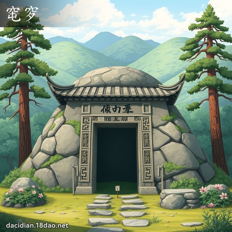 窀穸 - 國語大辭典配圖