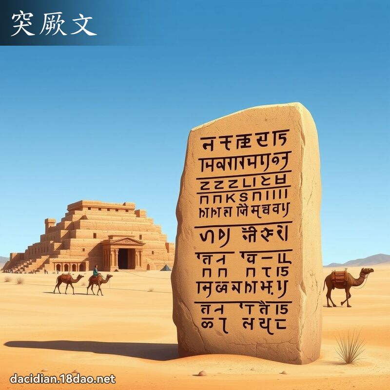 突厥文 - 國語大辭典配圖
