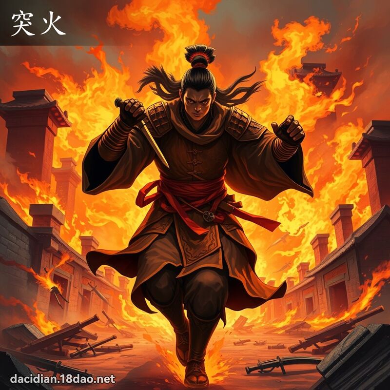 突火 - 國語大辭典配圖