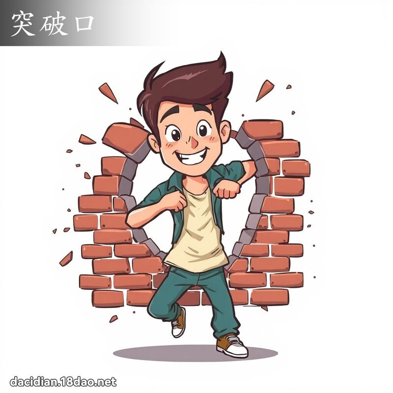 突破口 - 國語大辭典配圖