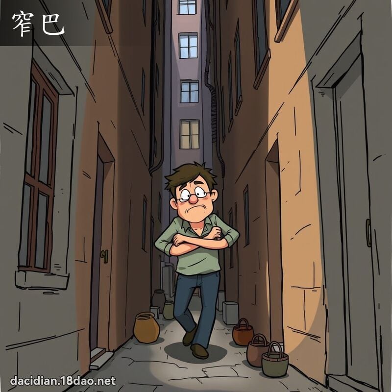 窄巴 - 国语大辞典配图