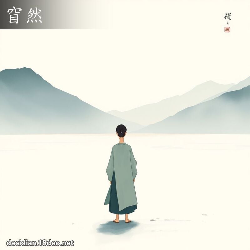 窅然 - 國語大辭典配圖