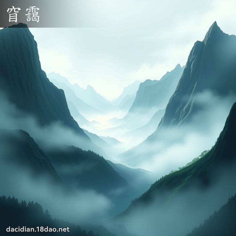 窅靄 - 國語大辭典配圖
