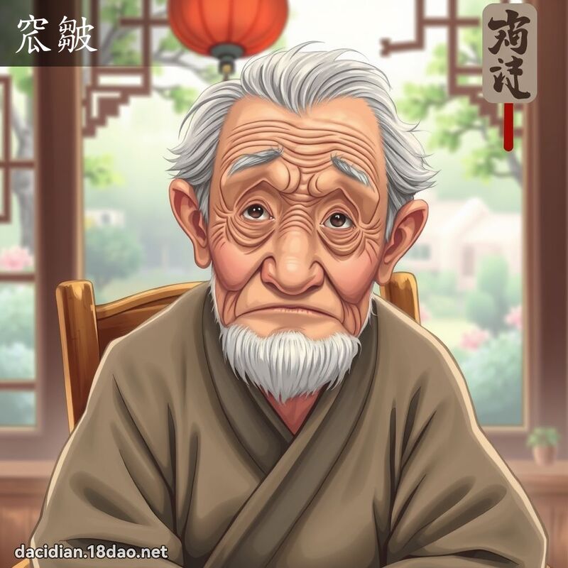 窊皺 - 國語大辭典配圖