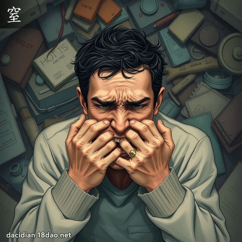窒 - 国语大辞典配图