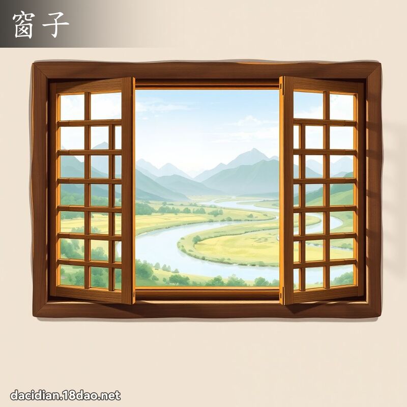 窗子 - 国语大辞典配图