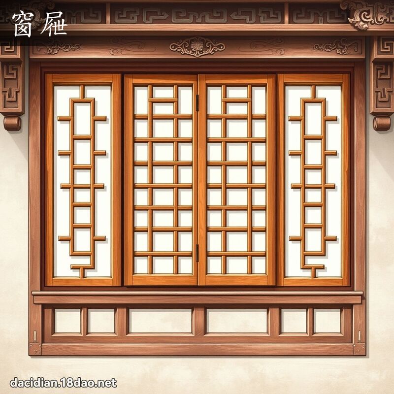 窗屜 - 國語大辭典配圖
