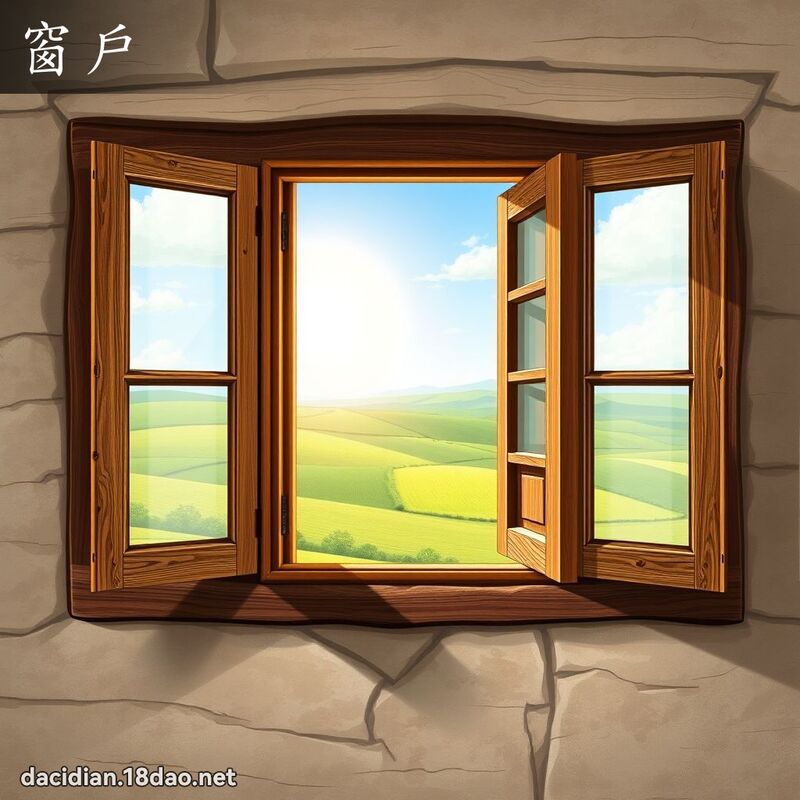窗戶 - 國語大辭典配圖