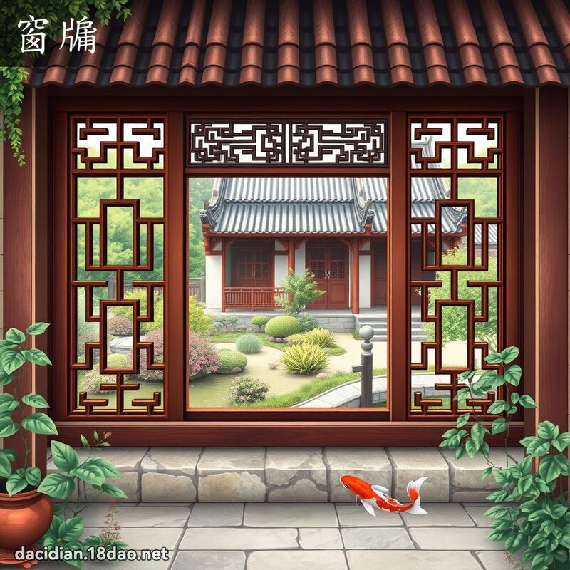 窗牖 - 国语大辞典配图