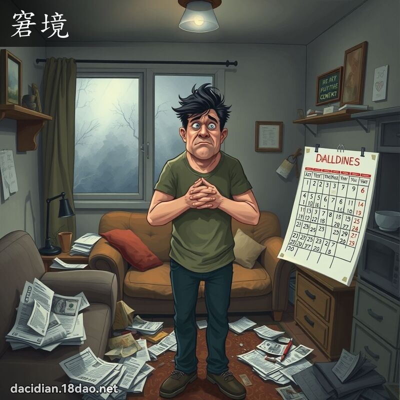窘境 - 国语大辞典配图