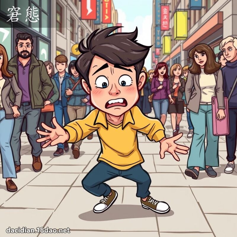 窘態 - 國語大辭典配圖