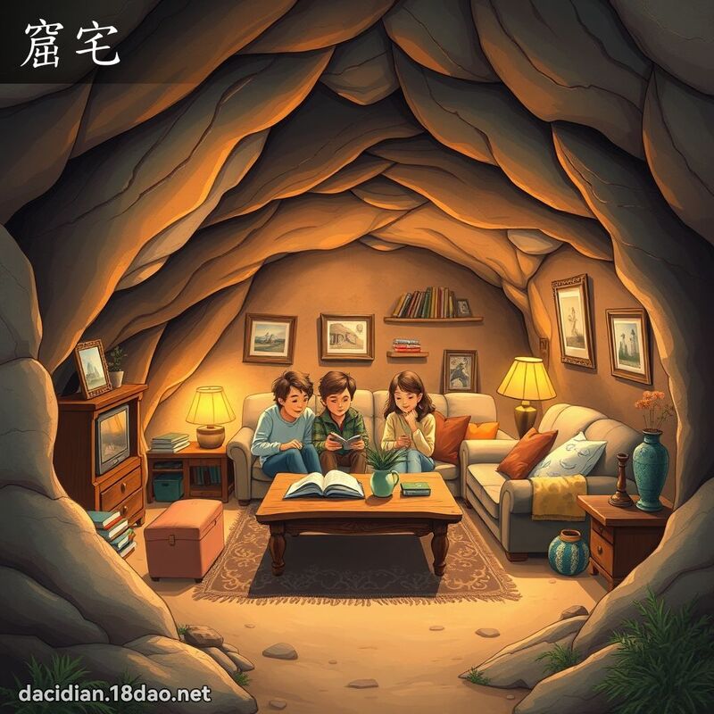 窟宅 - 国语大辞典配图