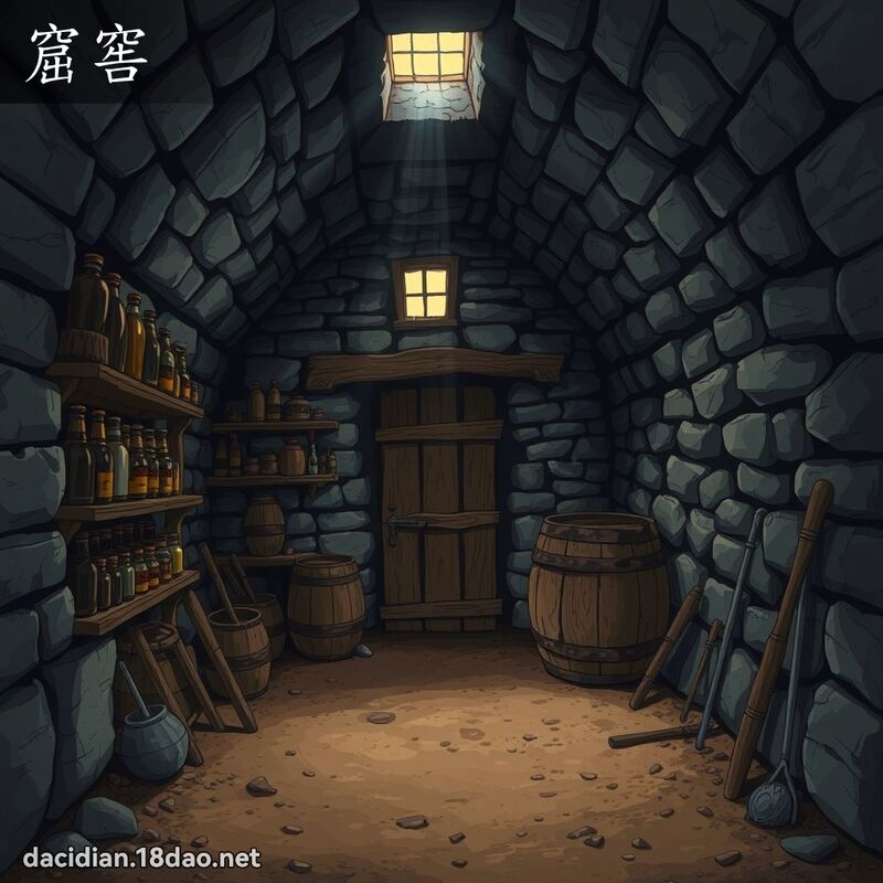 窟窖 - 国语大辞典配图