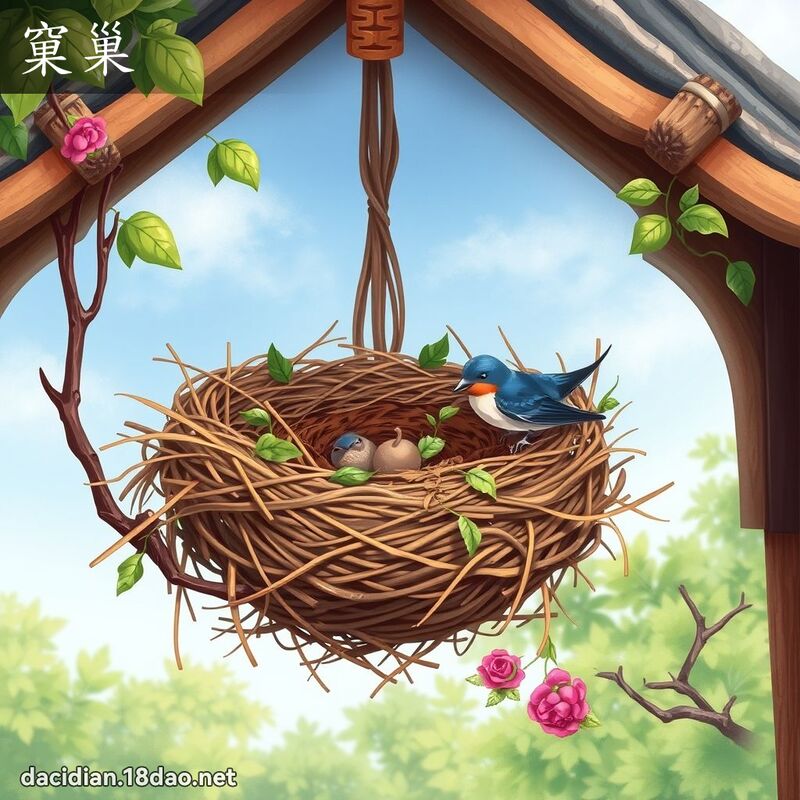 窠巢 - 國語大辭典配圖