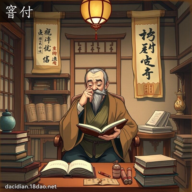 窨付 - 国语大辞典配图