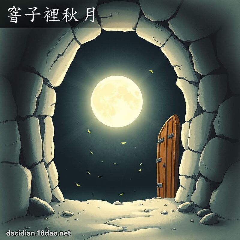 窨子里秋月 - 国语大辞典配图