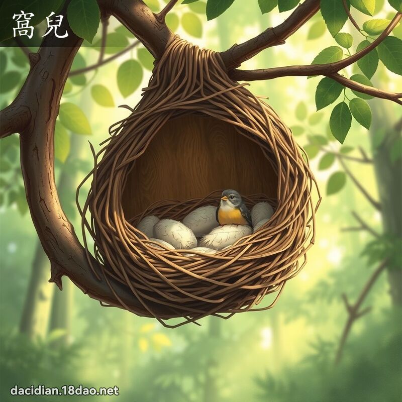 窩兒 - 國語大辭典配圖