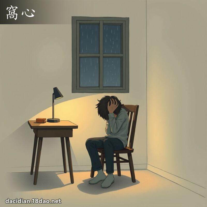 窝心 - 国语大辞典配图