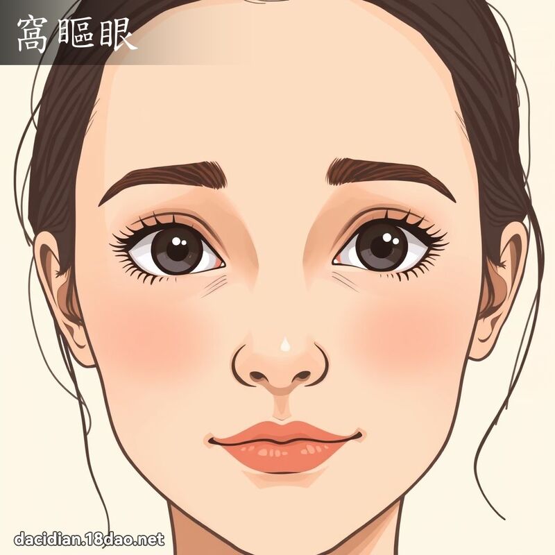 窝瞘眼 - 国语大辞典配图