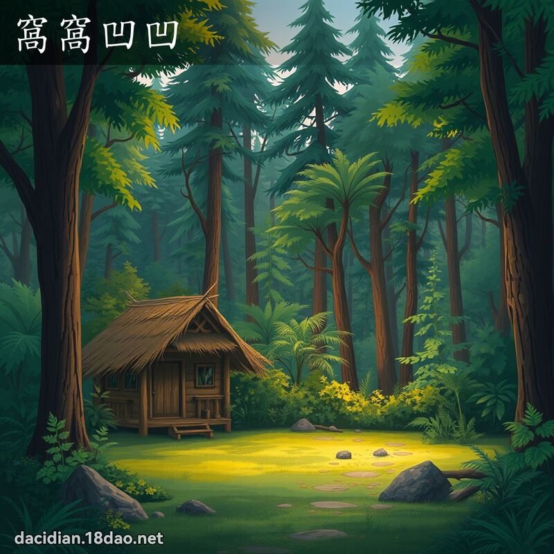 窝窝凹凹 - 国语大辞典配图