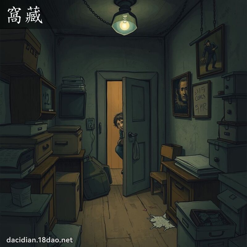窝藏 - 国语大辞典配图