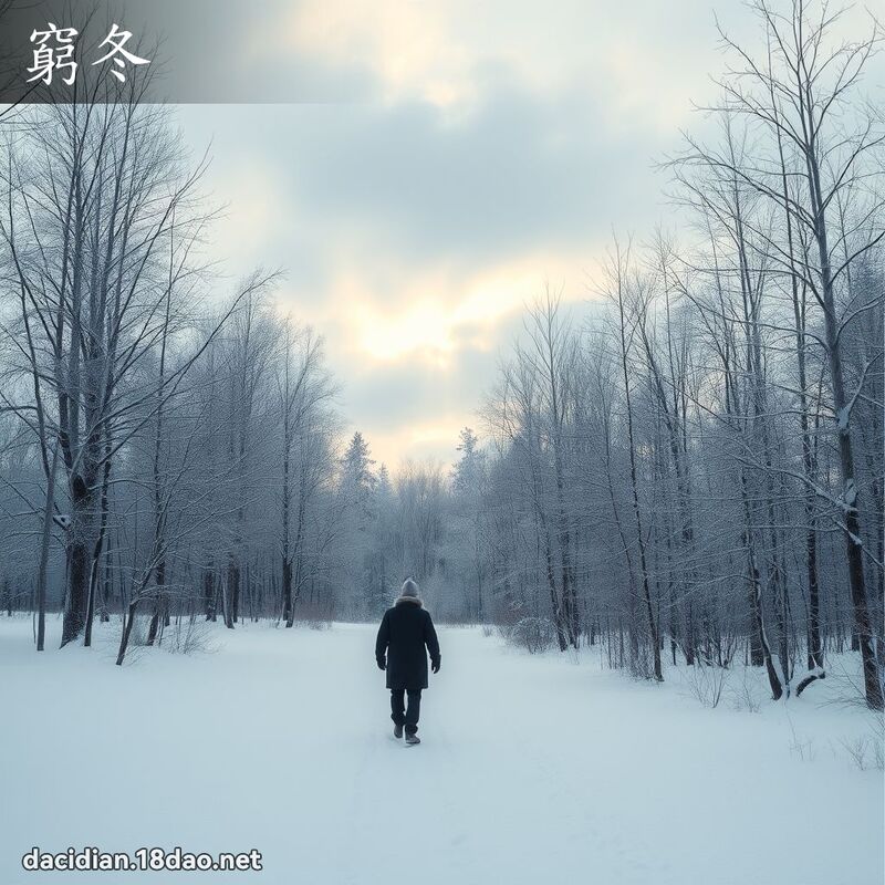 窮冬 - 國語大辭典配圖