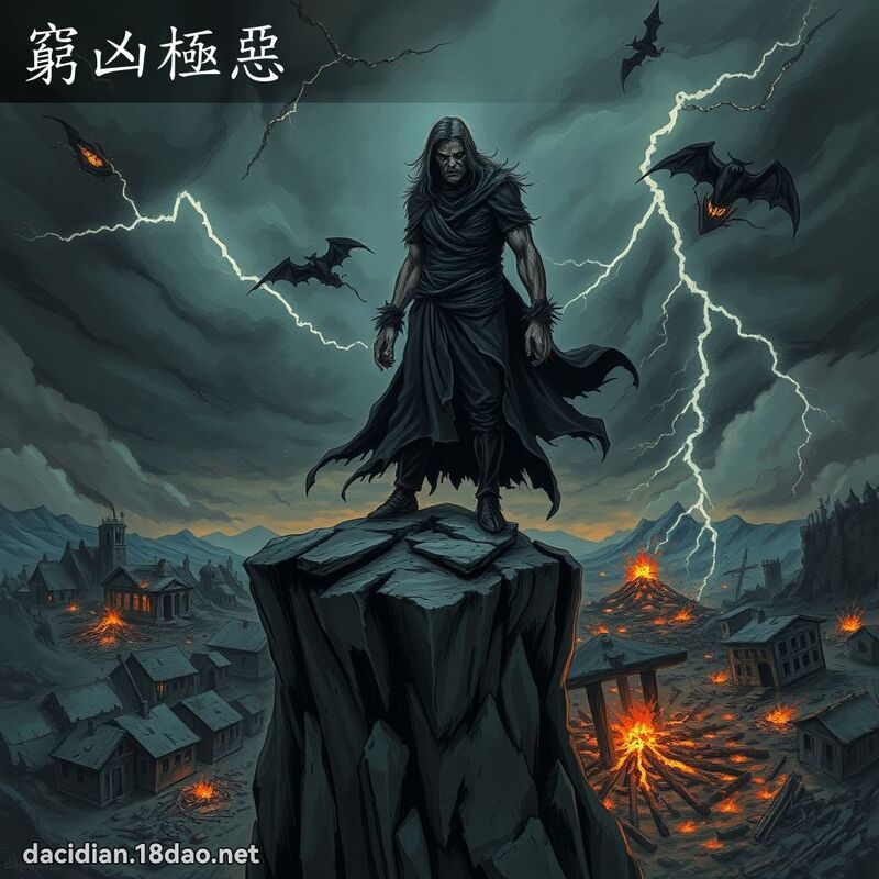 穷凶极恶 - 国语大辞典配图