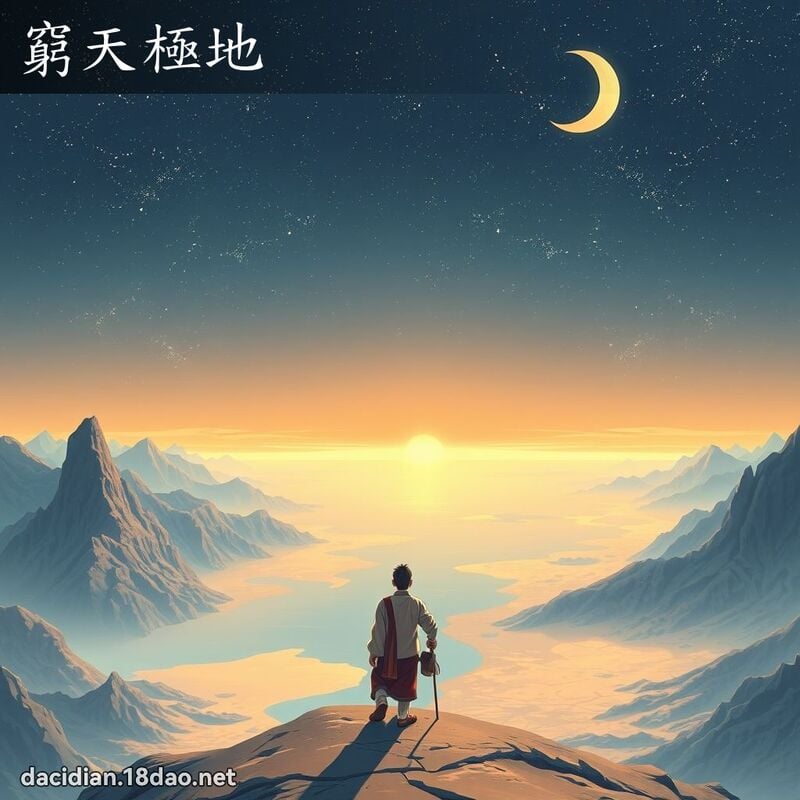 窮天極地 - 國語大辭典配圖