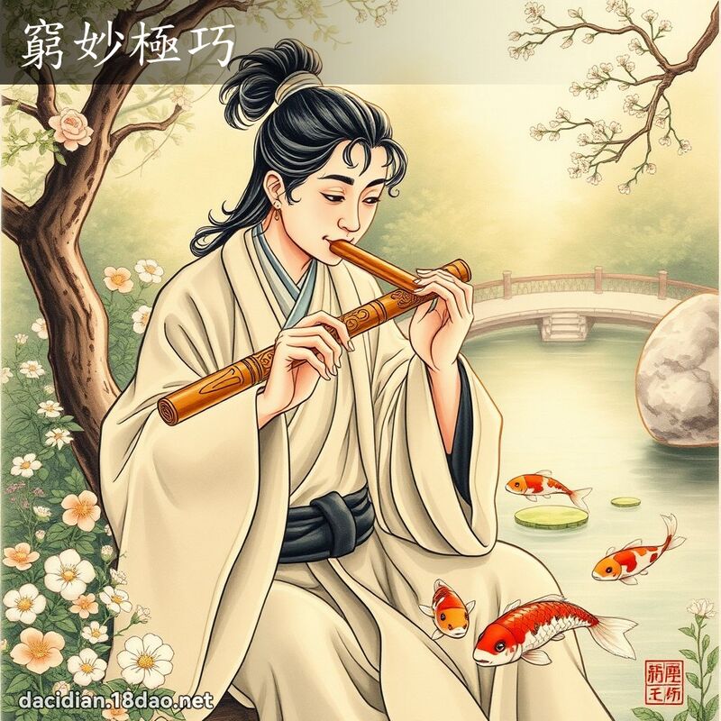 穷妙极巧 - 国语大辞典配图