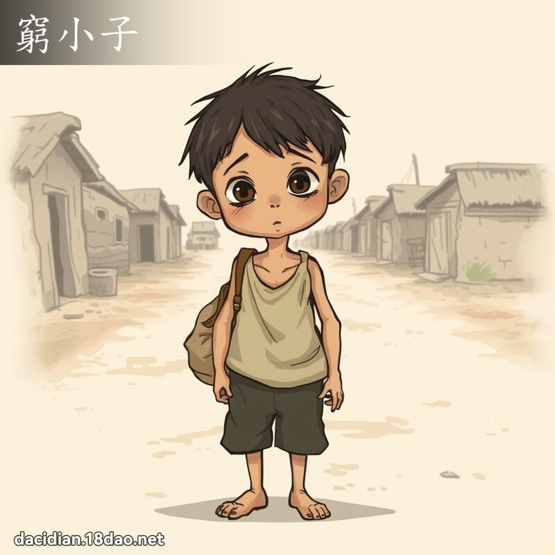 窮小子 - 國語大辭典配圖