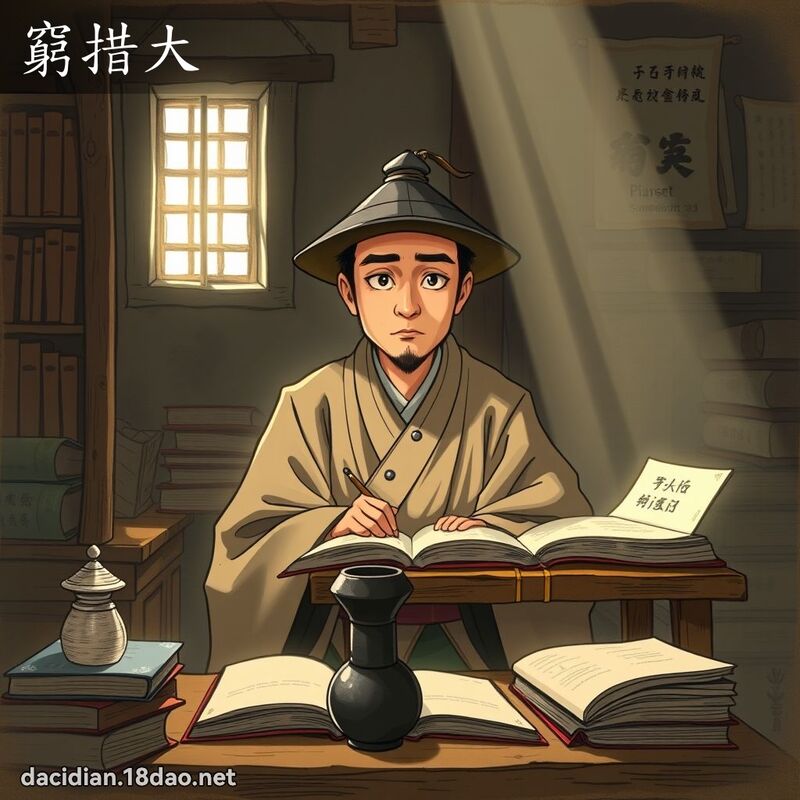 穷措大 - 国语大辞典配图