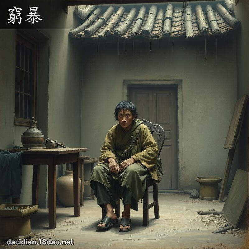 穷暴 - 国语大辞典配图