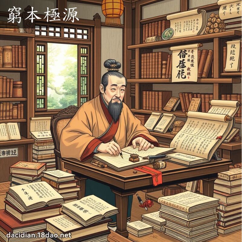 窮本極源 - 國語大辭典配圖