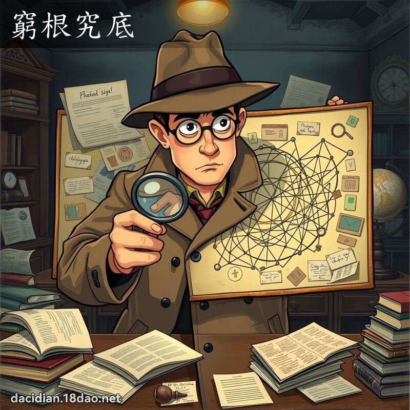 窮根究底 - 國語大辭典配圖