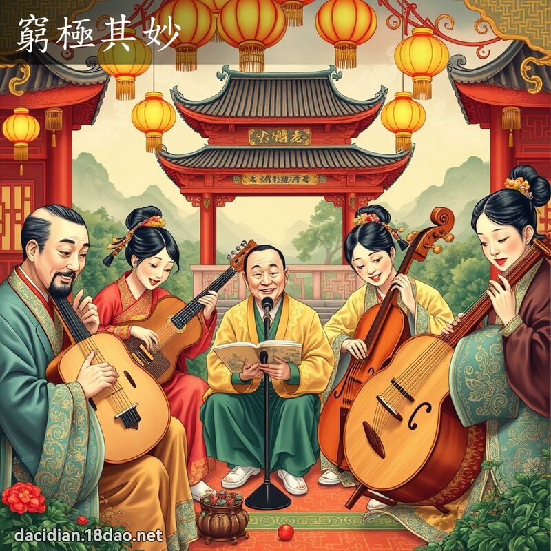 穷极其妙 - 国语大辞典配图