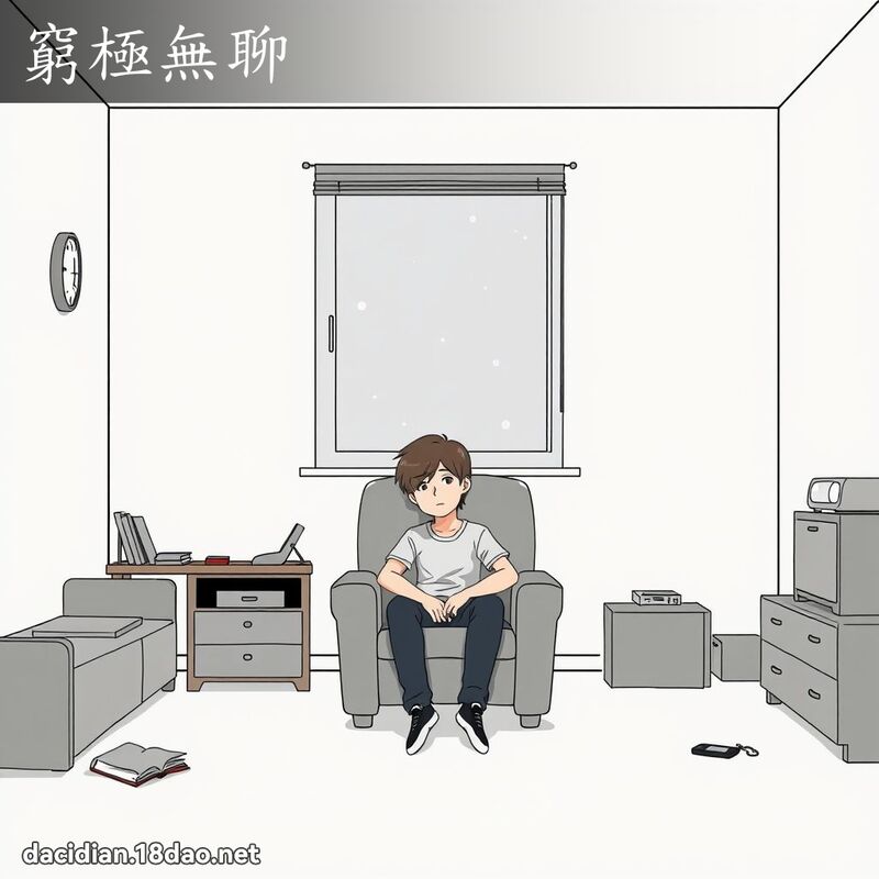 窮極無聊 - 國語大辭典配圖