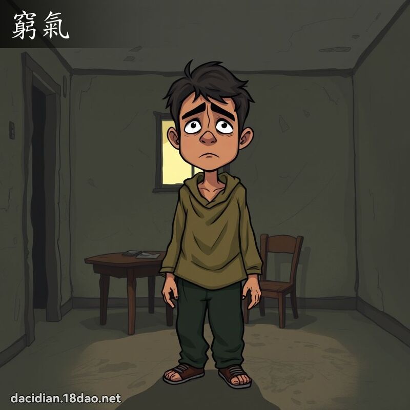 穷气 - 国语大辞典配图