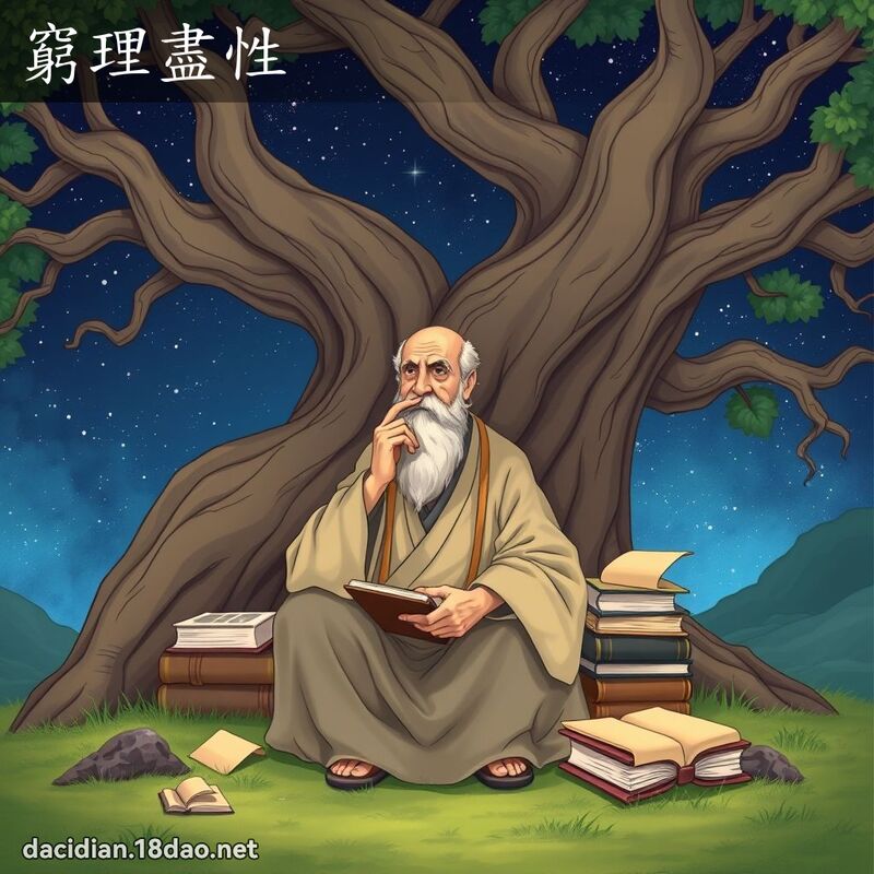 窮理盡性 - 國語大辭典配圖